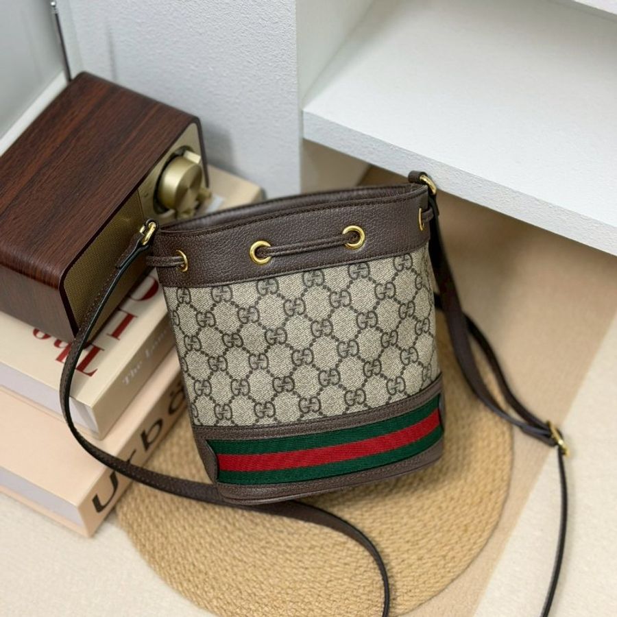 🏷Gucci 古馳.Ophidia 老花水桶包-1