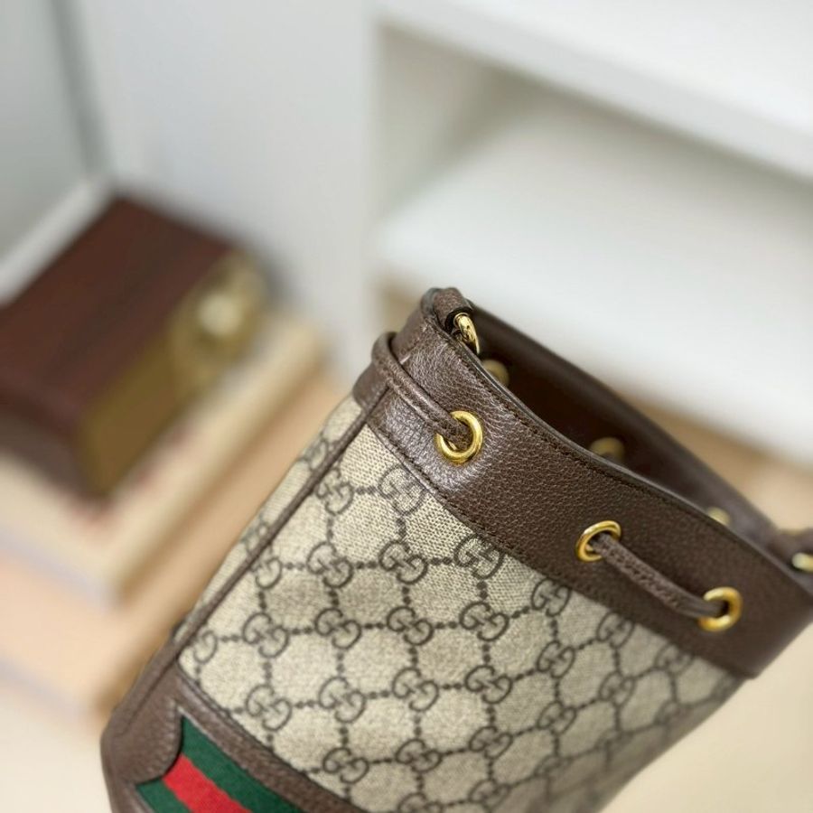 🏷Gucci 古馳.Ophidia 老花水桶包-10