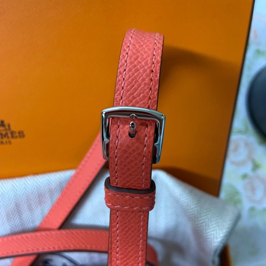 HERMES SNAP WALLET. /ORANGE FIELD(琺瑯扣)-12