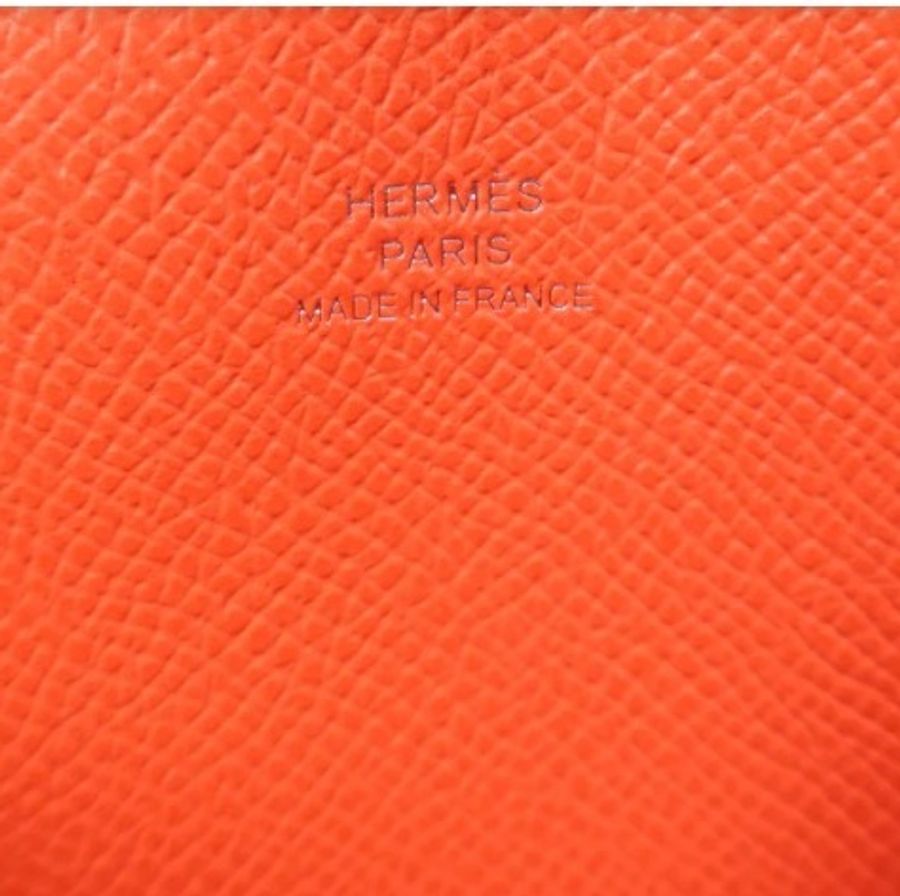 愛馬仕～HERMES SNAP WALLET.  /ORANGE FIELD（琺瑯扣））🫶🏻迎新上架優惠😎購買以上商品👆🏻送贈本人賣場內Louis Vuitton裙一件（確認訂單付款為先）🙇🏻‍♀️-7