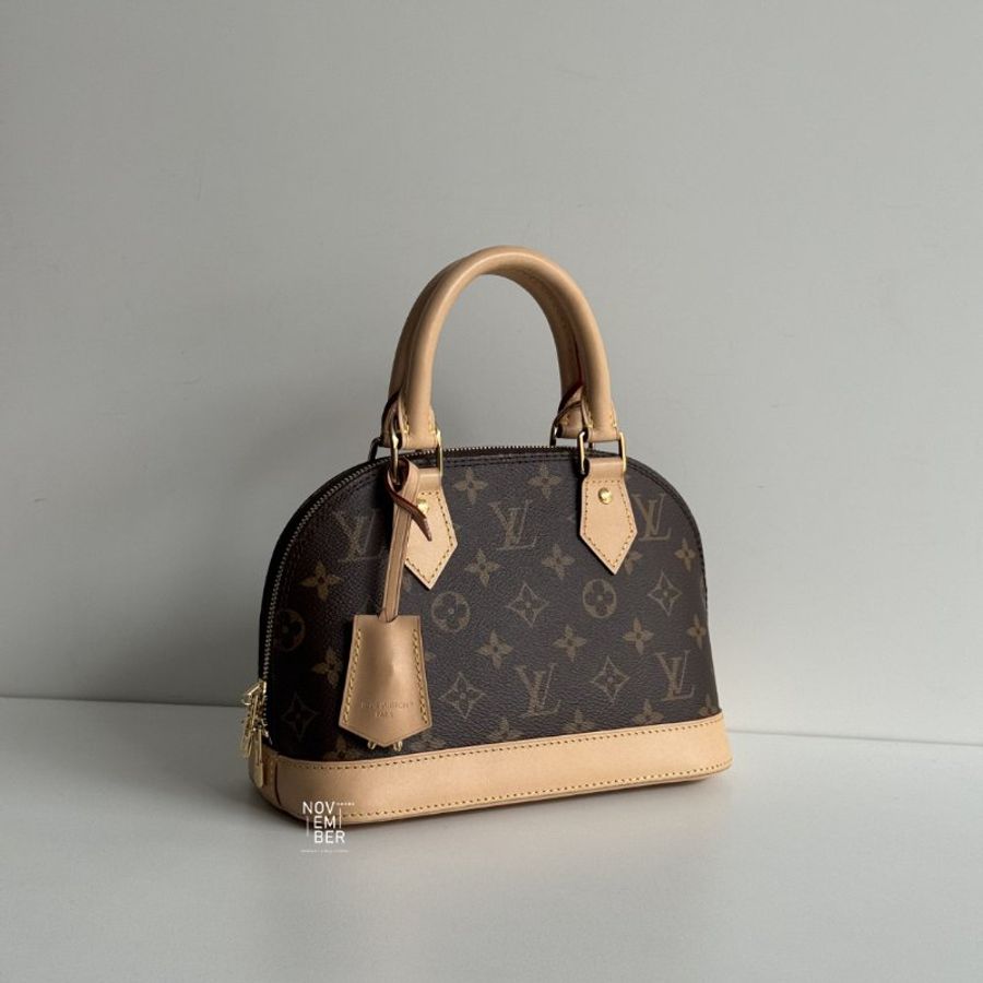 99新🆕 Louis Vuitton 路易威登 Alma BB 老花貝殼包-1