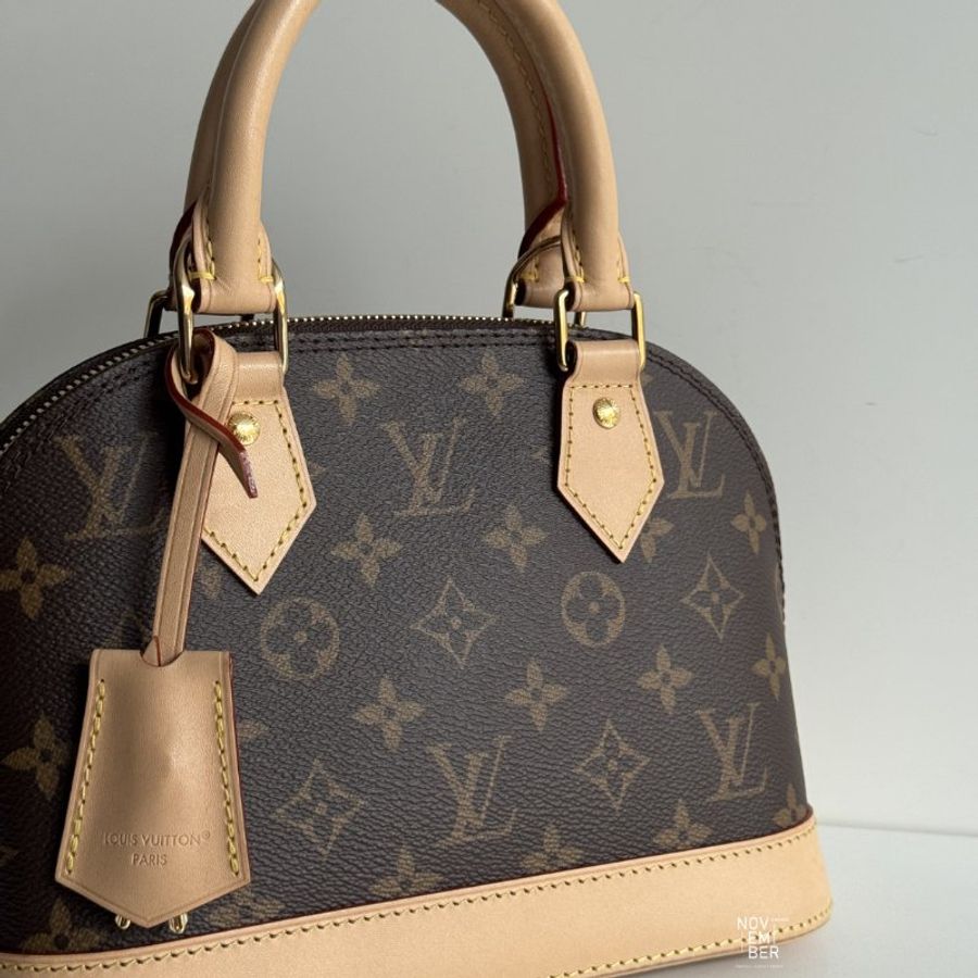 99新🆕 Louis Vuitton 路易威登 Alma BB 老花貝殼包-2