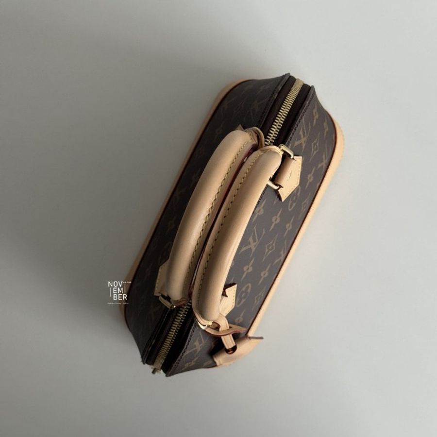 99新🆕 Louis Vuitton 路易威登 Alma BB 老花貝殼包-4