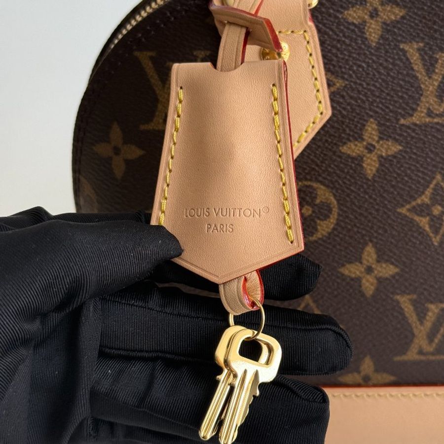 99新🆕 Louis Vuitton 路易威登 Alma BB 老花貝殼包-10