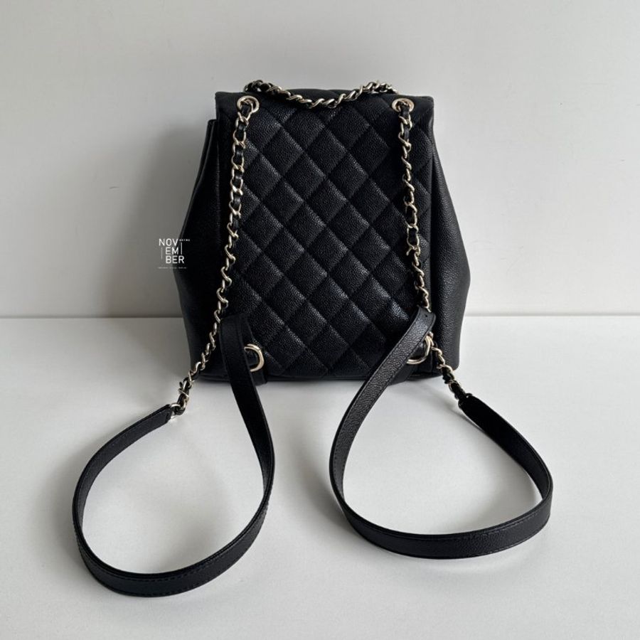 99新🆕 Chanel 香奈兒 Duma 中號 黑色金釦-5