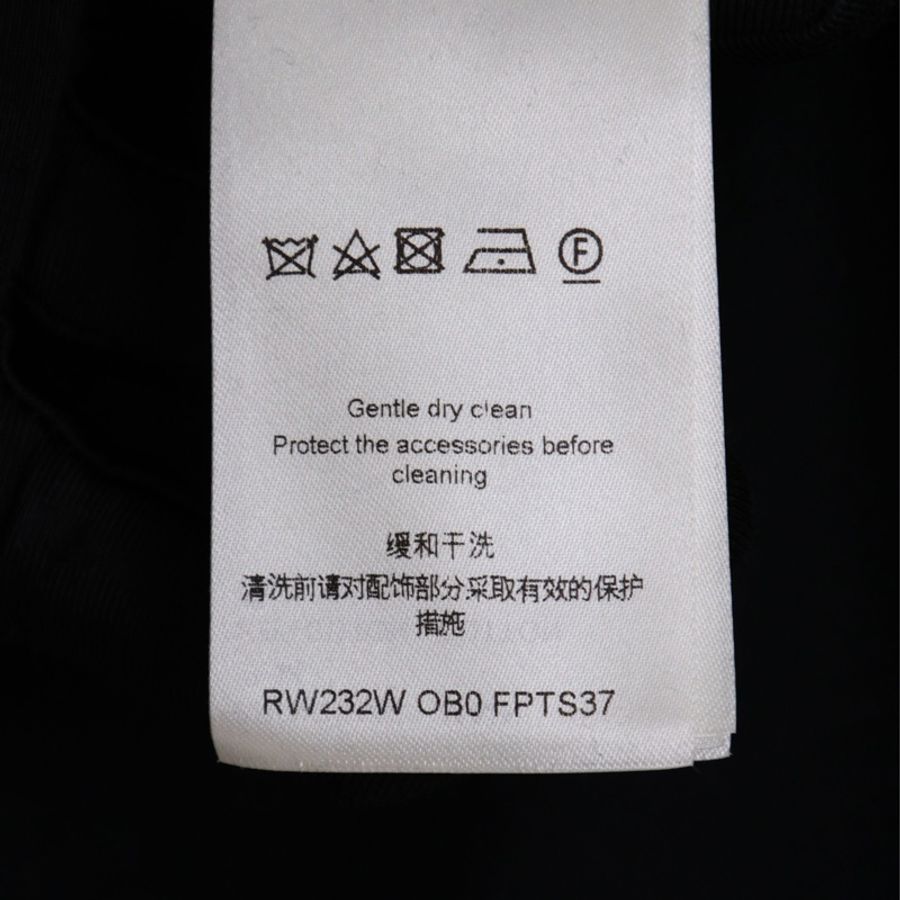 LV 黑白撞色金色链条滚边短袖上衣外套-19