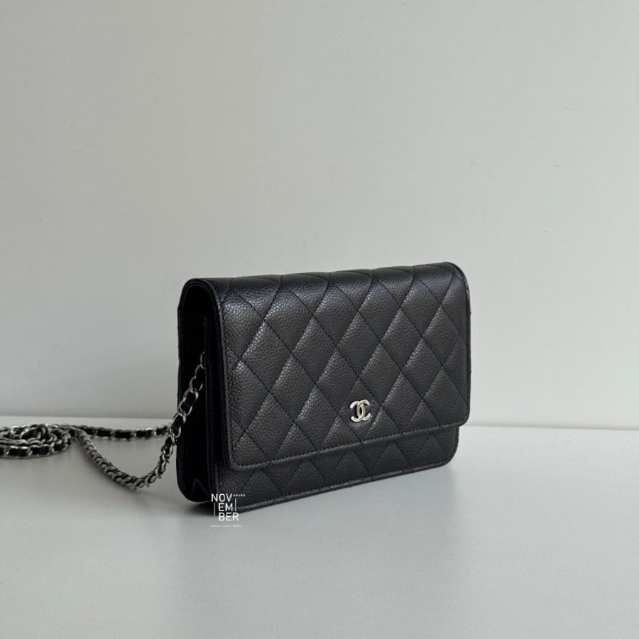99新🆕 Chanel 香奈兒 Classic WOC 黑色銀釦-1