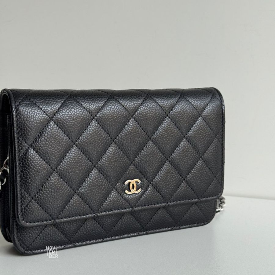99新🆕 Chanel 香奈兒 Classic WOC 黑色銀釦-2