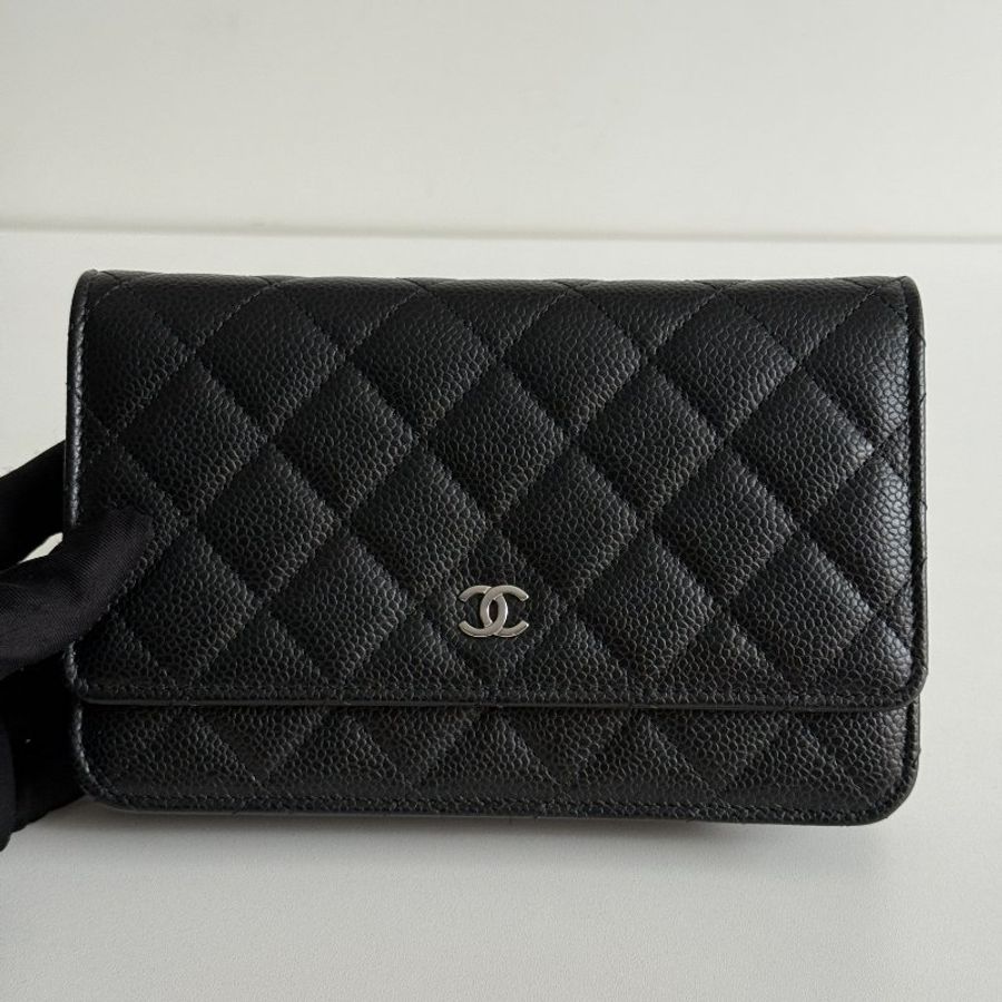 99新🆕 Chanel 香奈兒 Classic WOC 黑色銀釦-6