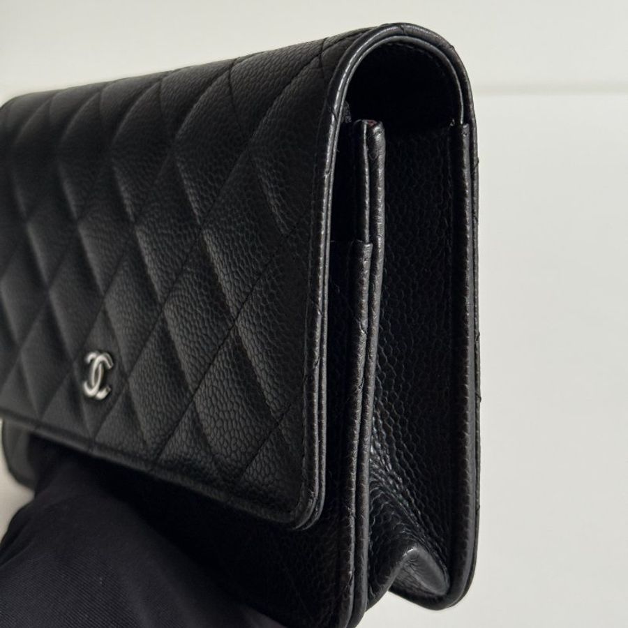 99新🆕 Chanel 香奈兒 Classic WOC 黑色銀釦-7