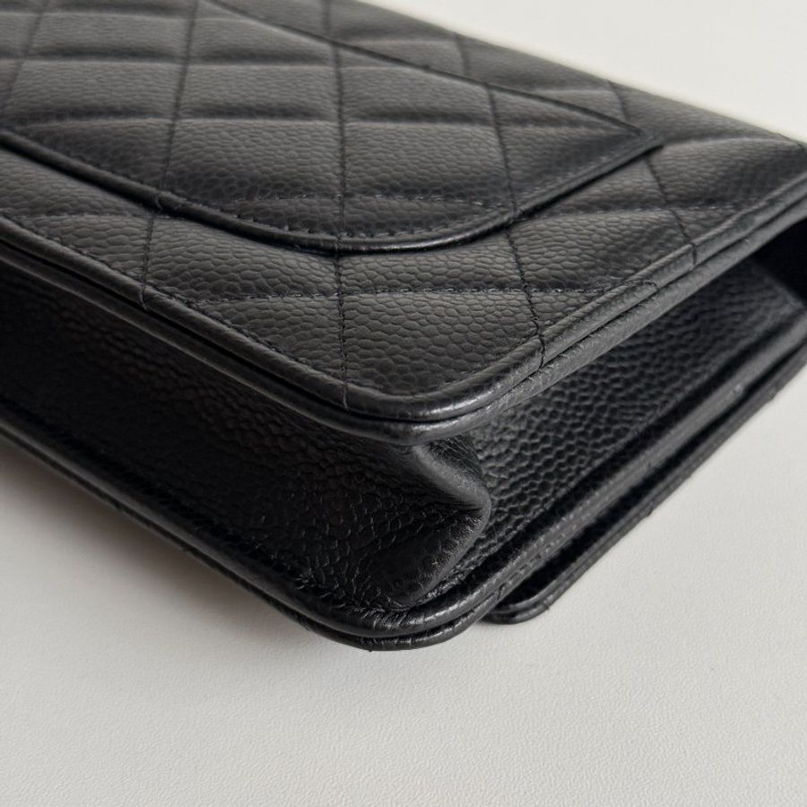 99新🆕 Chanel 香奈兒 Classic WOC 黑色銀釦-11