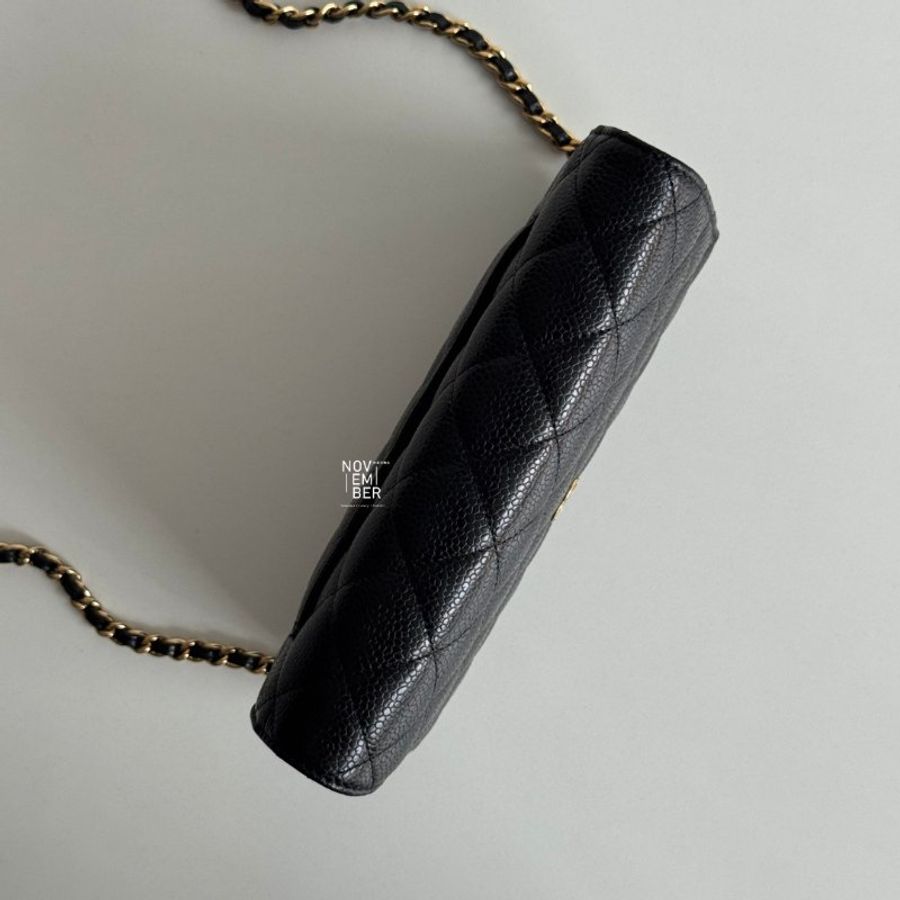 99新🆕 Chanel 香奈兒 Classic WOC 黑色金釦-4