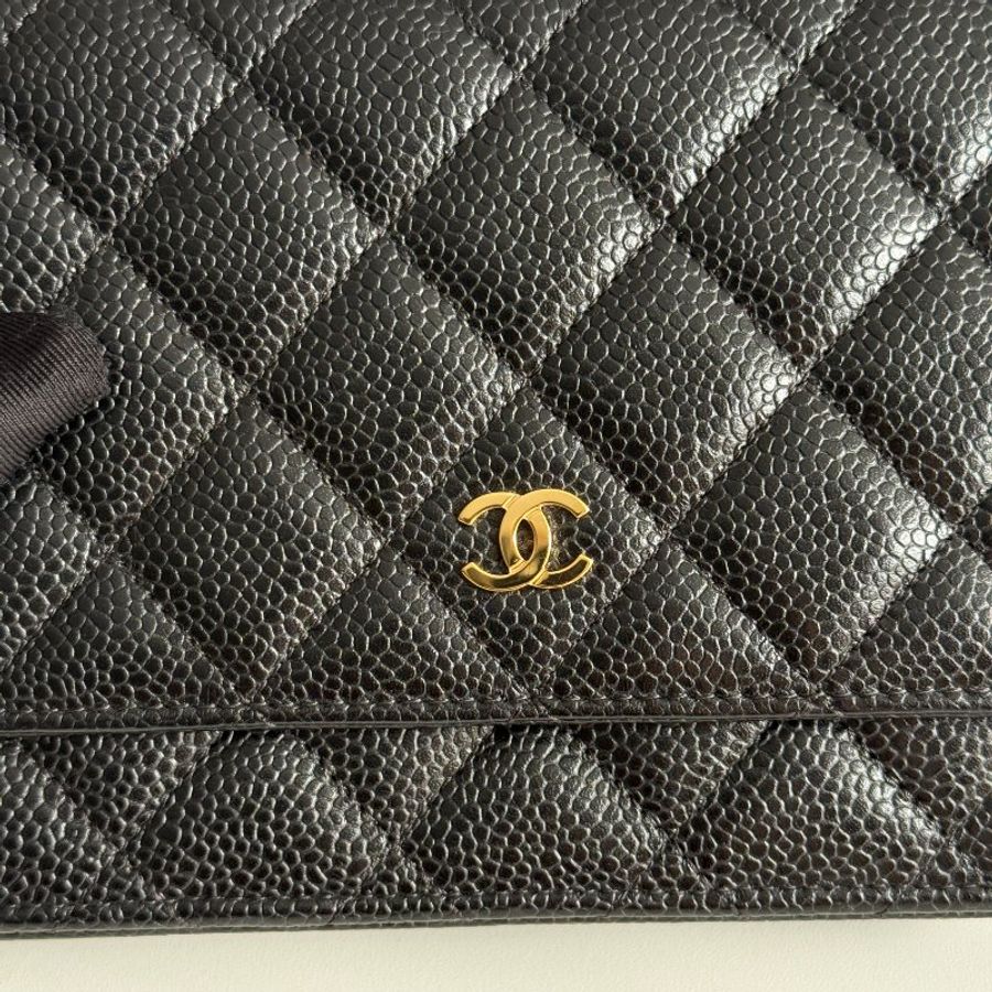 99新🆕 Chanel 香奈兒 Classic WOC 黑色金釦-8