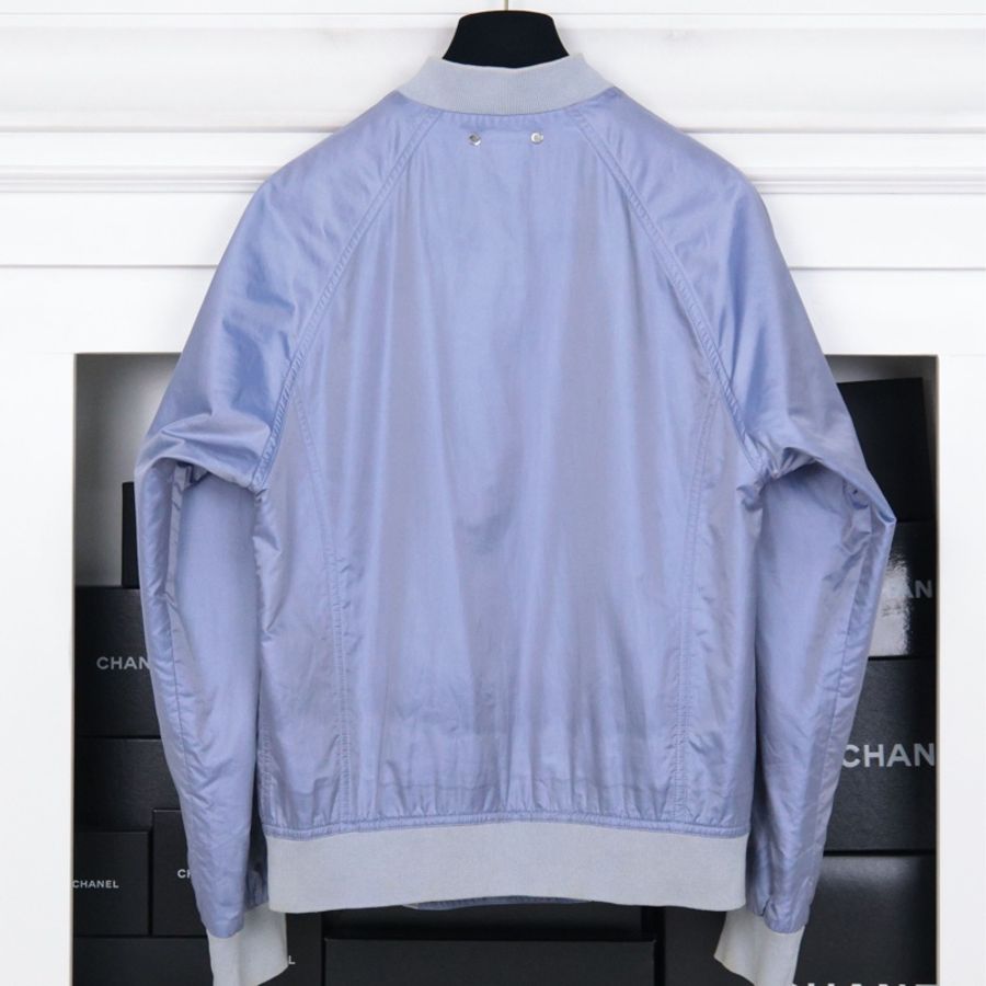 LV 紫色飞行棒球服夹克上衣外套-3