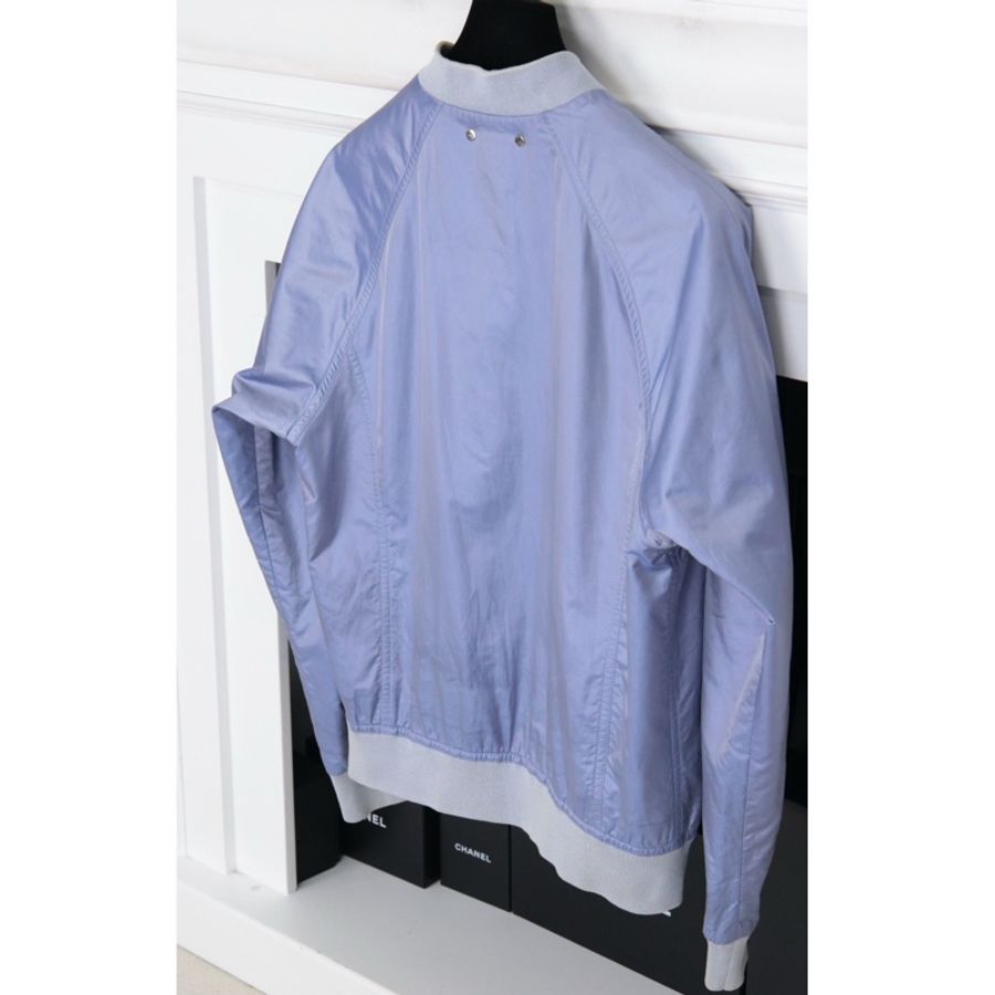 LV 紫色飞行棒球服夹克上衣外套-5