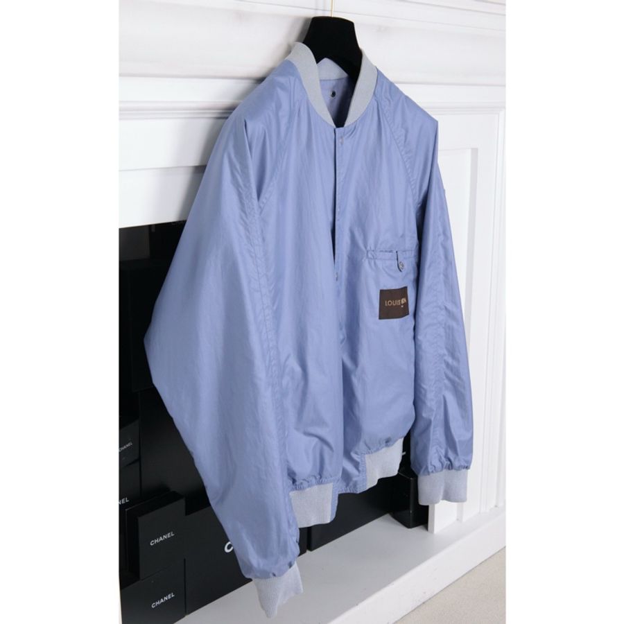 LV 紫色飞行棒球服夹克上衣外套-6
