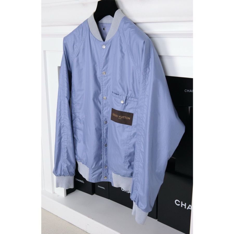 LV 紫色飞行棒球服夹克上衣外套-7