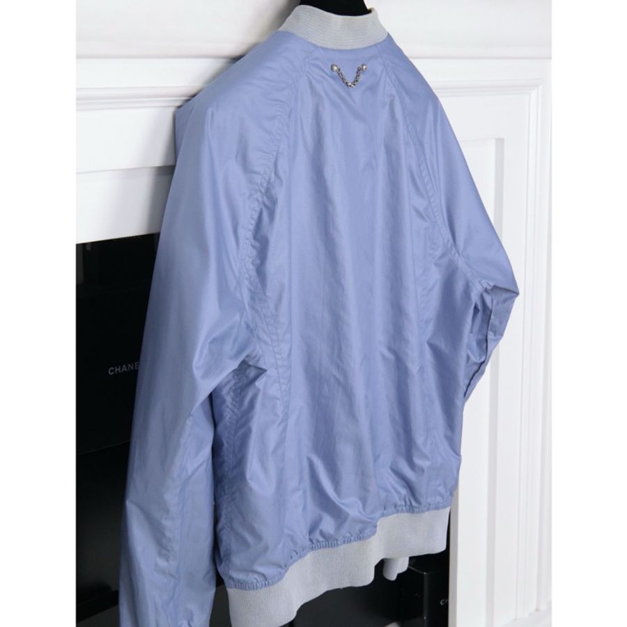 LV 紫色飞行棒球服夹克上衣外套-8