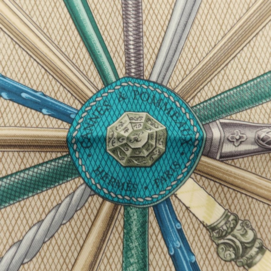 HERMES 絲質Scarf 65x65cm絲巾-5