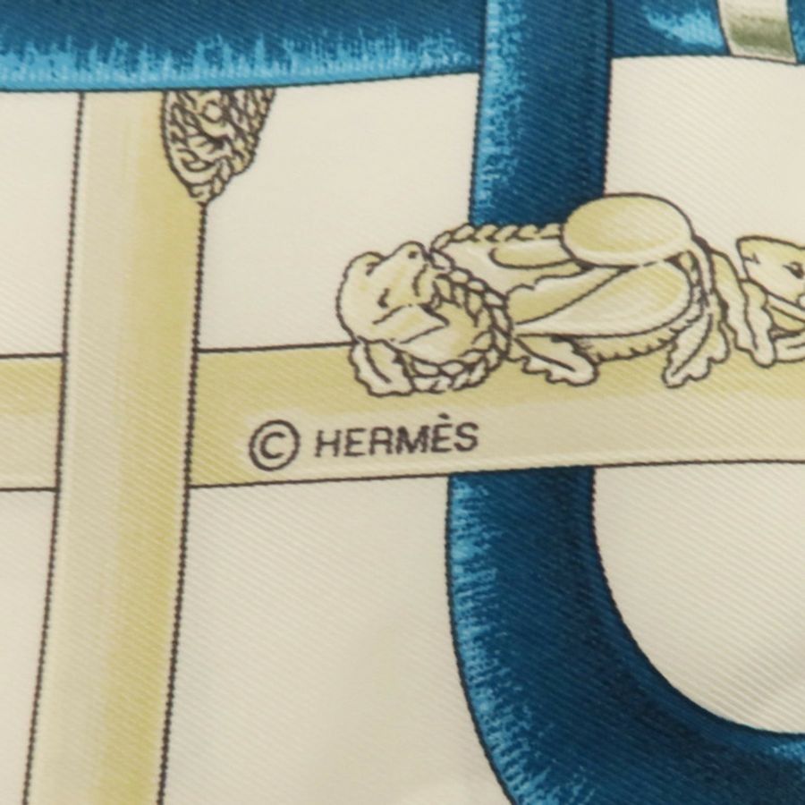 HERMES 絲質Scarf 65x65cm絲巾-6