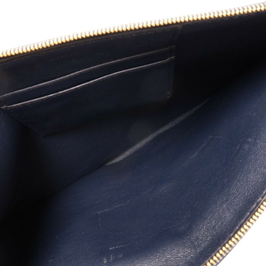 CELINE 牛皮皮革Clutch Bag金扣手拿包-4