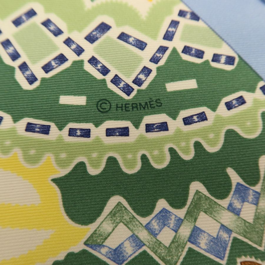 HERMES 絲質Scarf 40x40cm絲巾-6