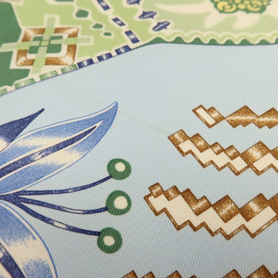HERMES 絲質Scarf 40x40cm絲巾-9