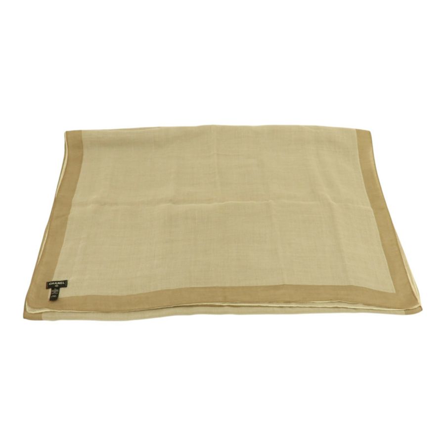 CHANEL 羊絨/絲質Scarf 205x75cm絲巾-3
