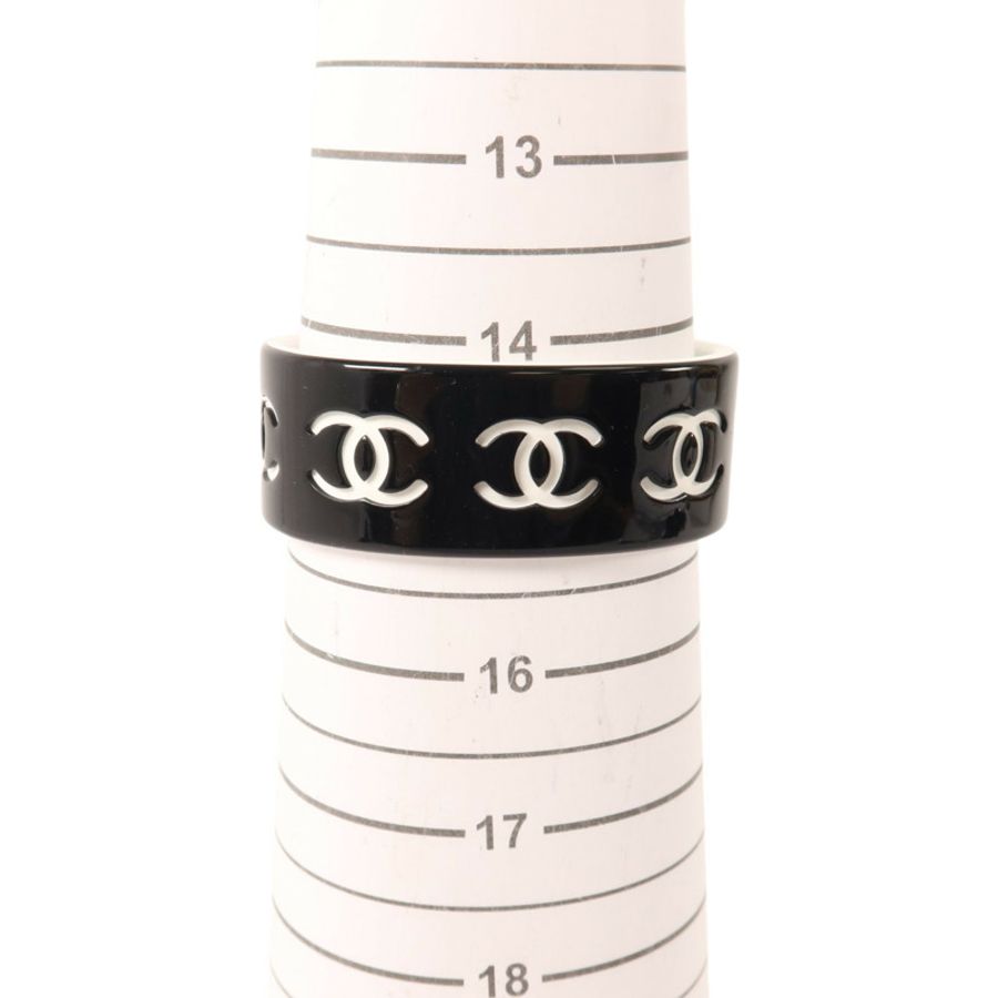 CHANEL PVC Vintage CC Bangle手鐲-6