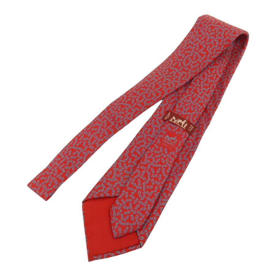HERMES 絲質Necktie領帶-1