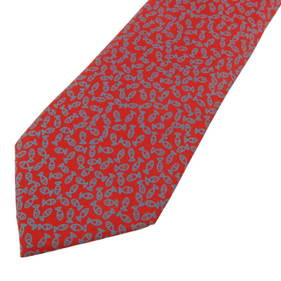 HERMES 絲質Necktie領帶-2