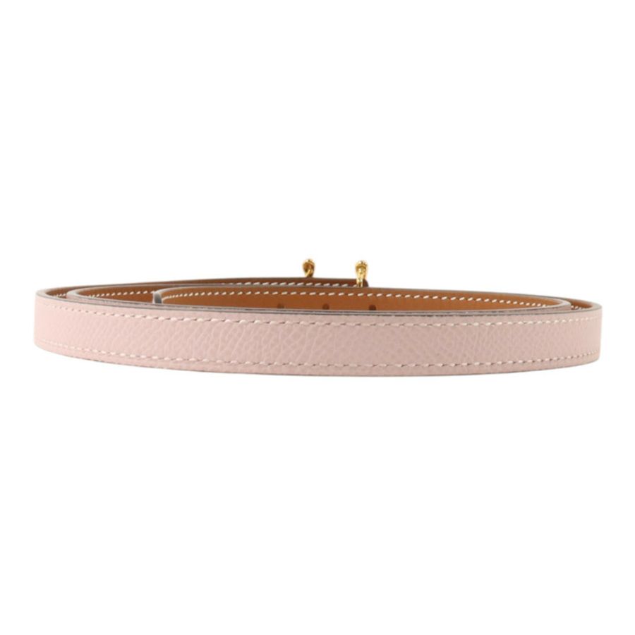 HERMES Epsom皮革H Torsade Buckle Reversible Belt 85cm金扣皮帶Mauve Pale/Gold-1
