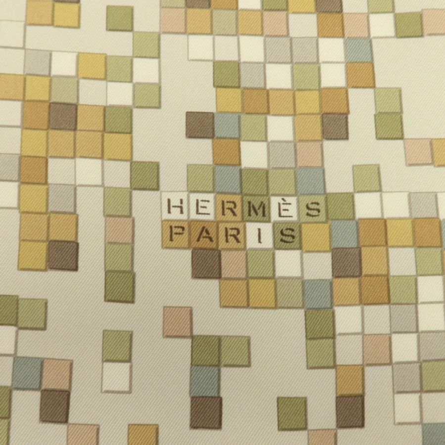 HERMES 絲質Scarf 90x90cm絲巾-5