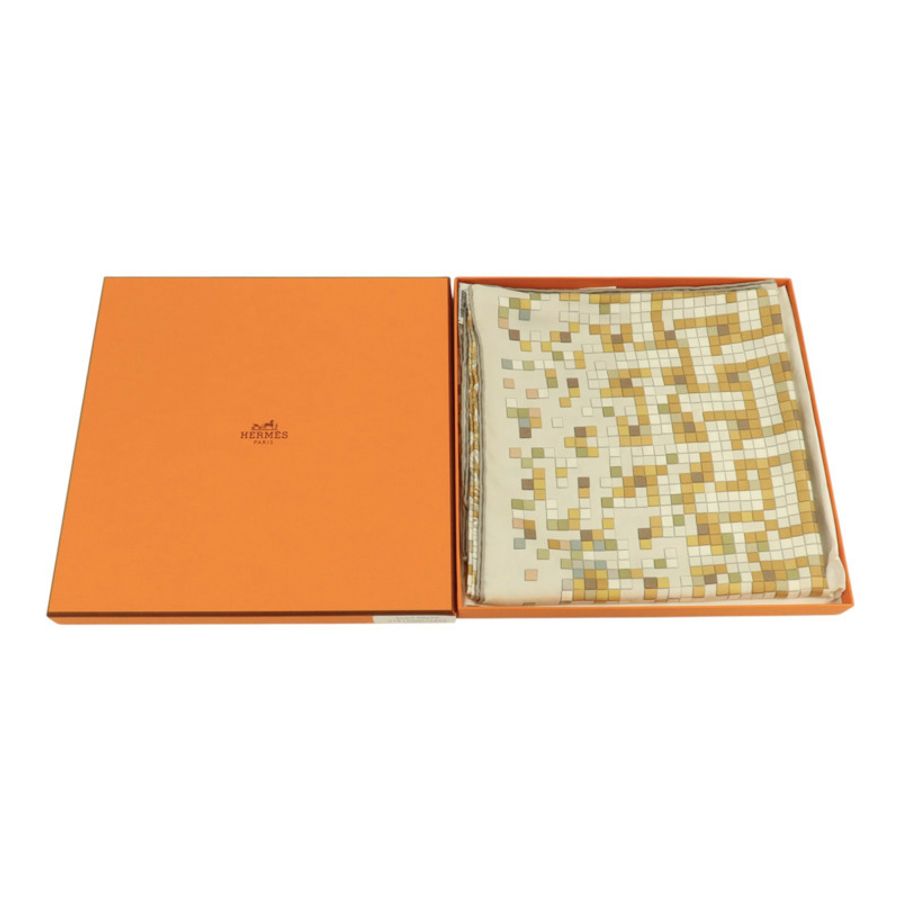 HERMES 絲質Scarf 90x90cm絲巾-8
