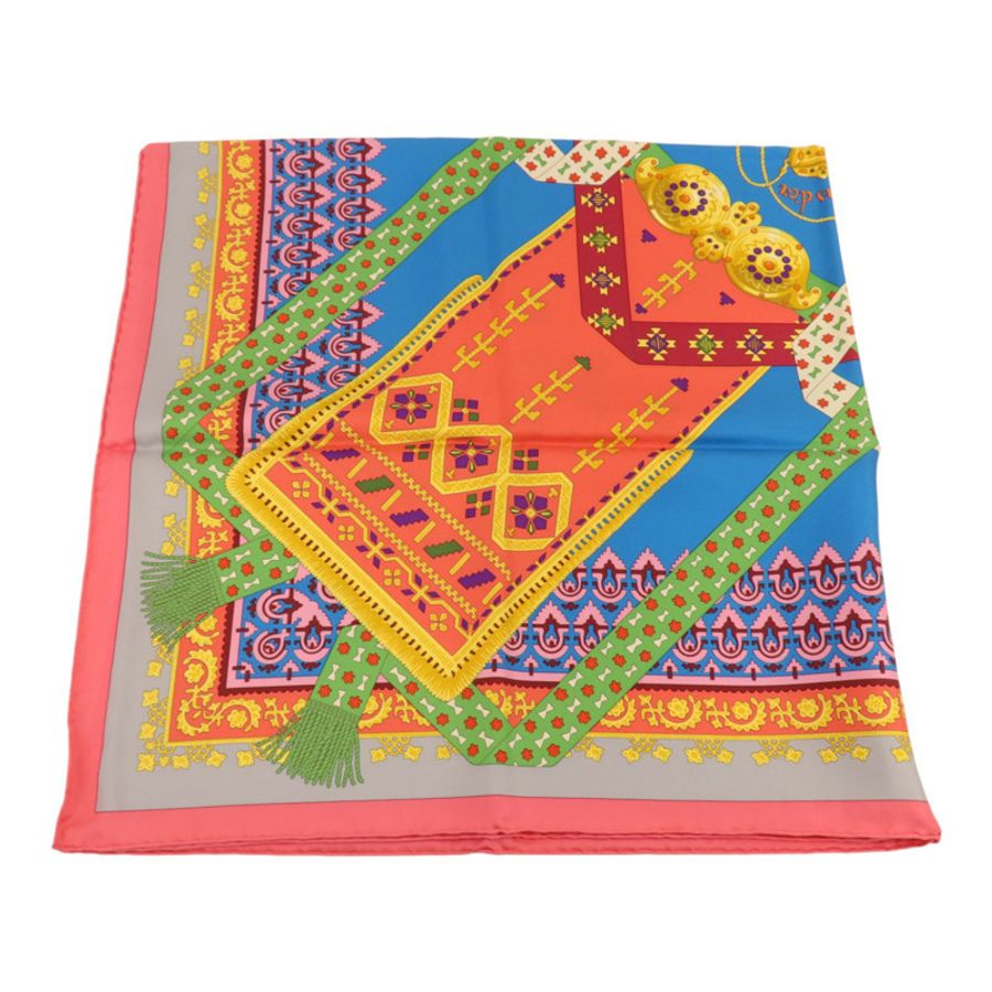 HERMES 絲質Scarf 90x90cm絲巾-4