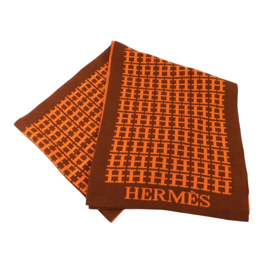 HERMES 羊毛Scarf 180x32cm圍巾-4
