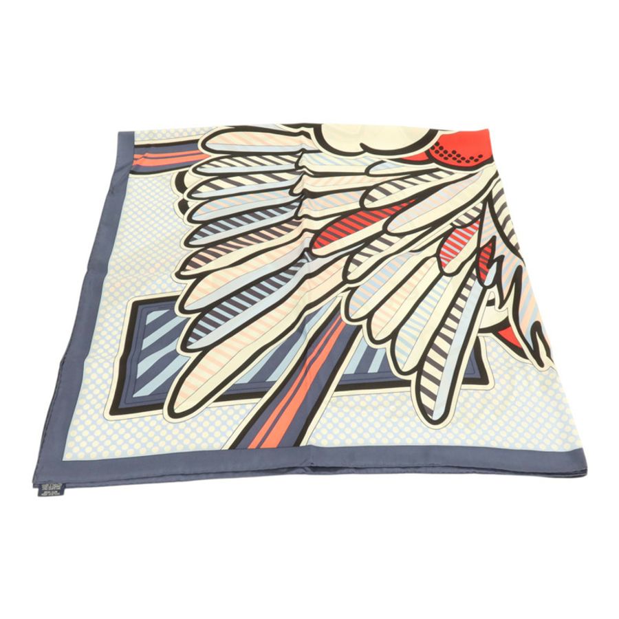 HERMES 絲質Scarf 140x140cm絲巾-1