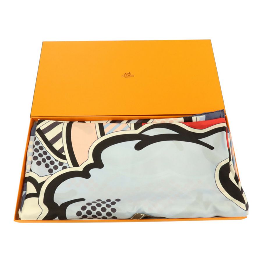 HERMES 絲質Scarf 140x140cm絲巾-9