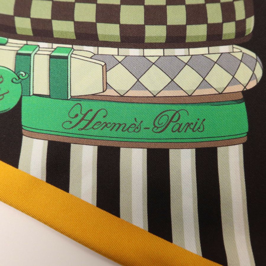HERMES 絲質Maxi Twilly絲巾-4