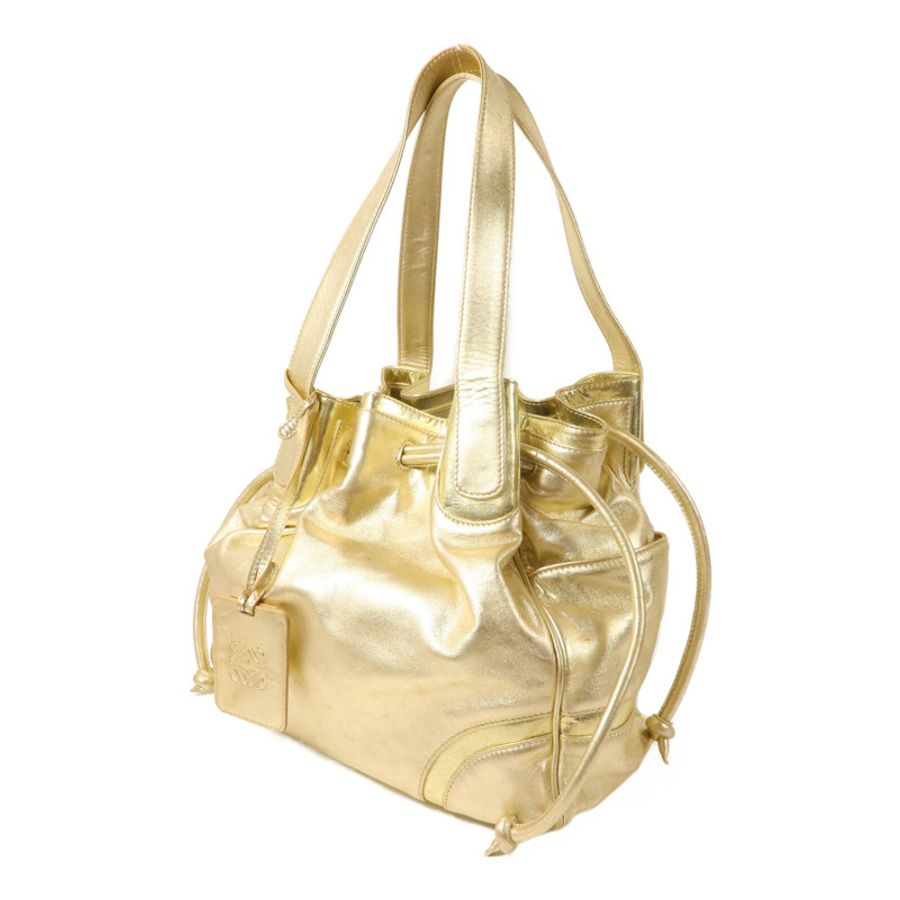 LOEWE 牛皮皮革Vintage Shoulder Bag肩背袋-2