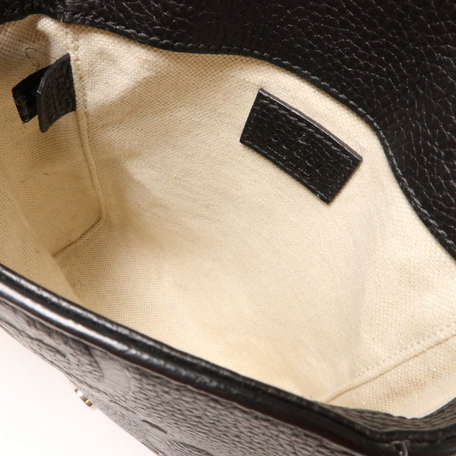 GUCCI 牛皮皮革Jumbo GG肩背袋-4