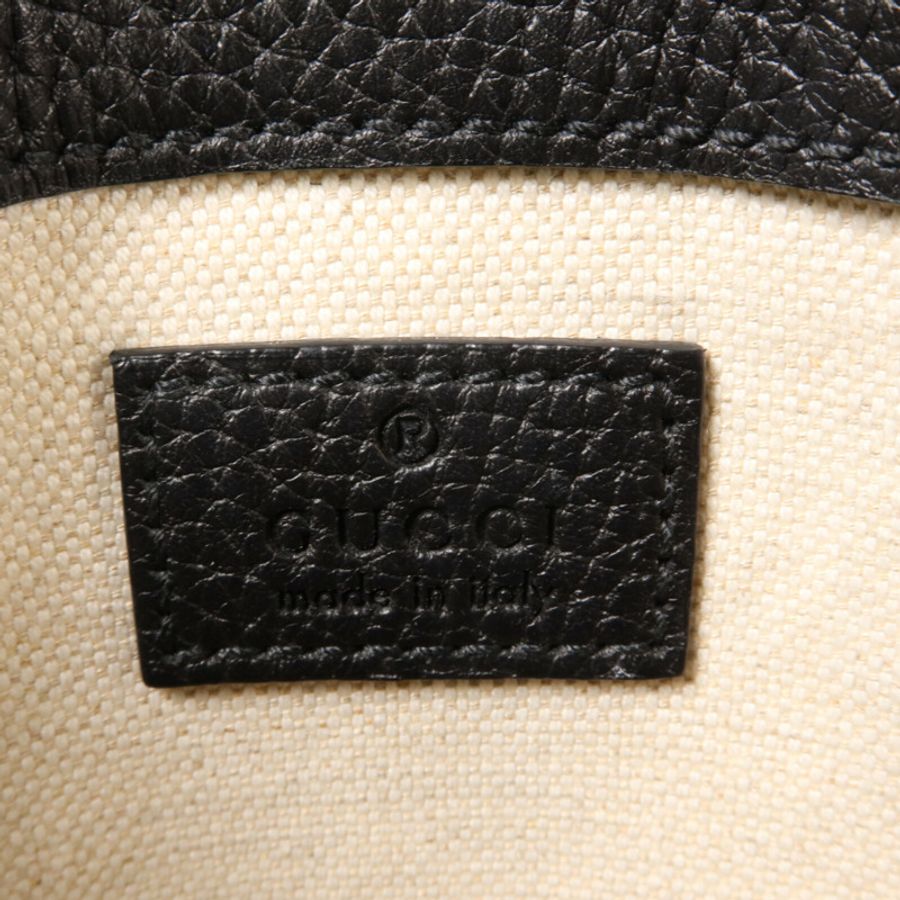 GUCCI 牛皮皮革Jumbo GG肩背袋-6