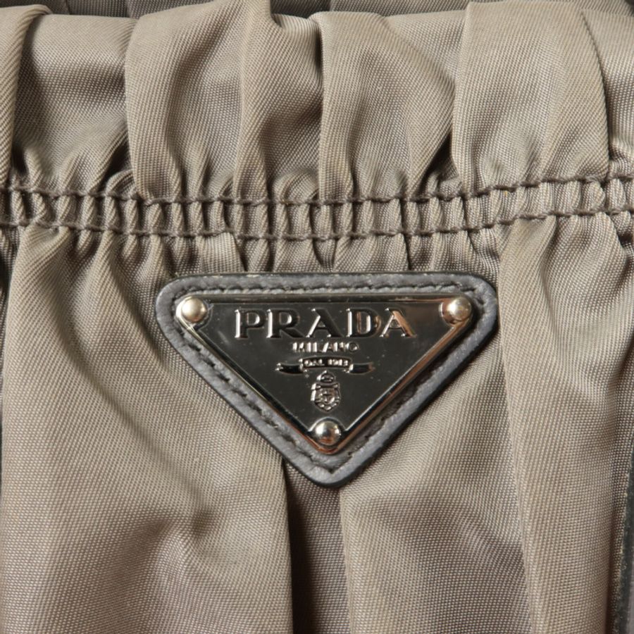 PRADA 尼龍Tessuto Gaufre手挽肩背兩用袋-10