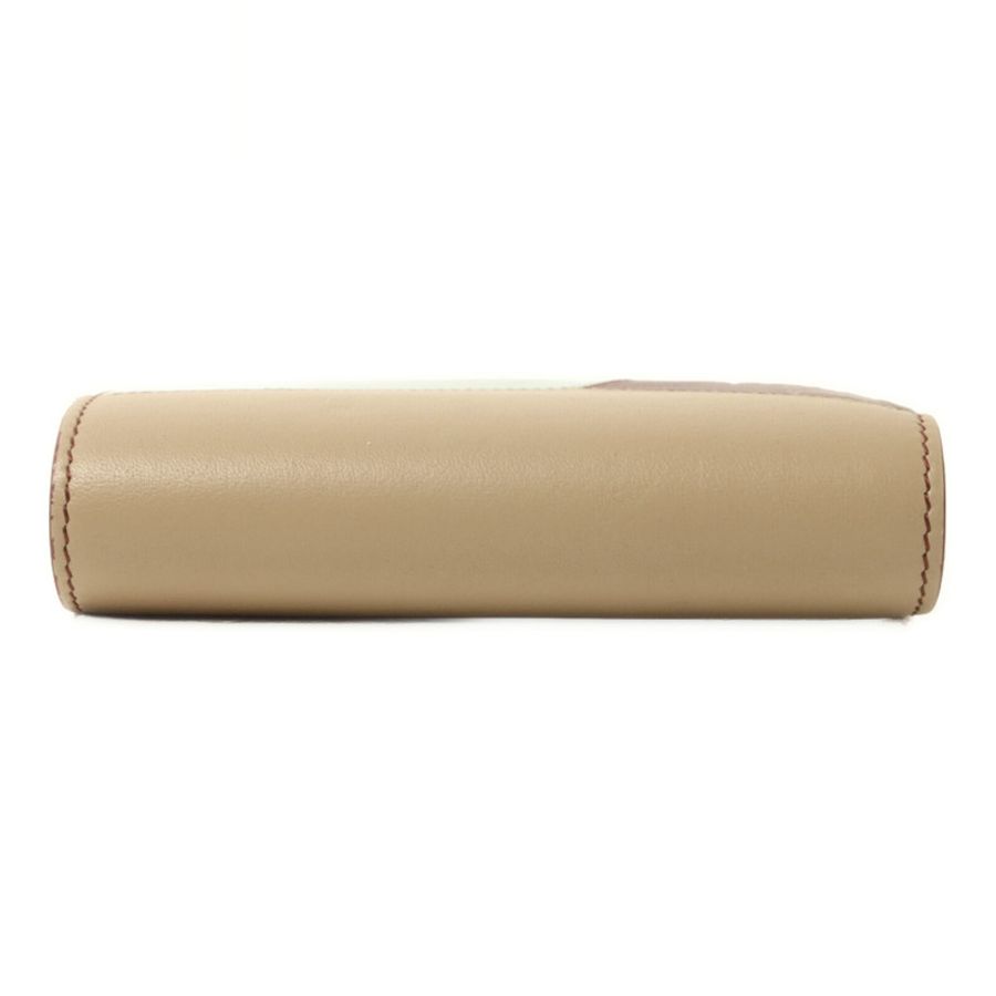 LOEWE 牛皮皮革Puzzle Slim Compact Wallet錢包-3