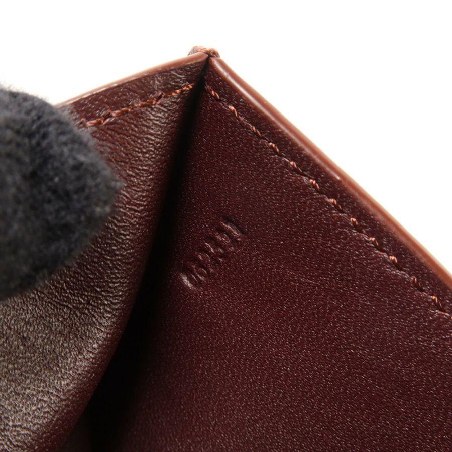 LOEWE 牛皮皮革Puzzle Slim Compact Wallet錢包-10