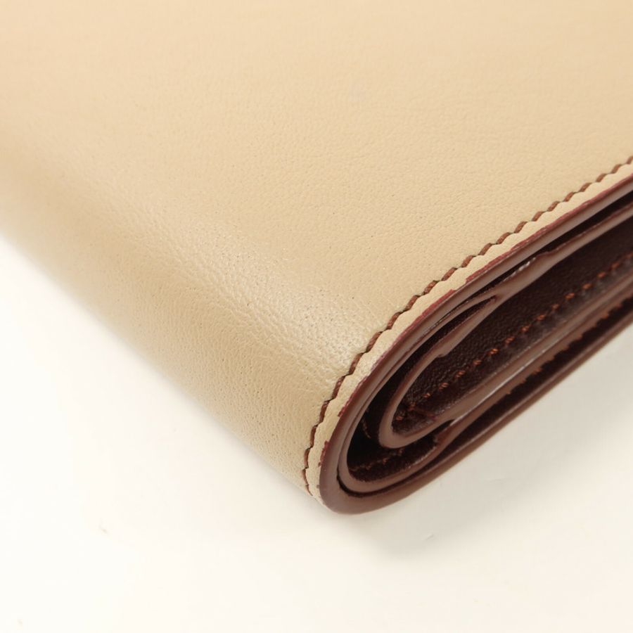 LOEWE 牛皮皮革Puzzle Slim Compact Wallet錢包-15