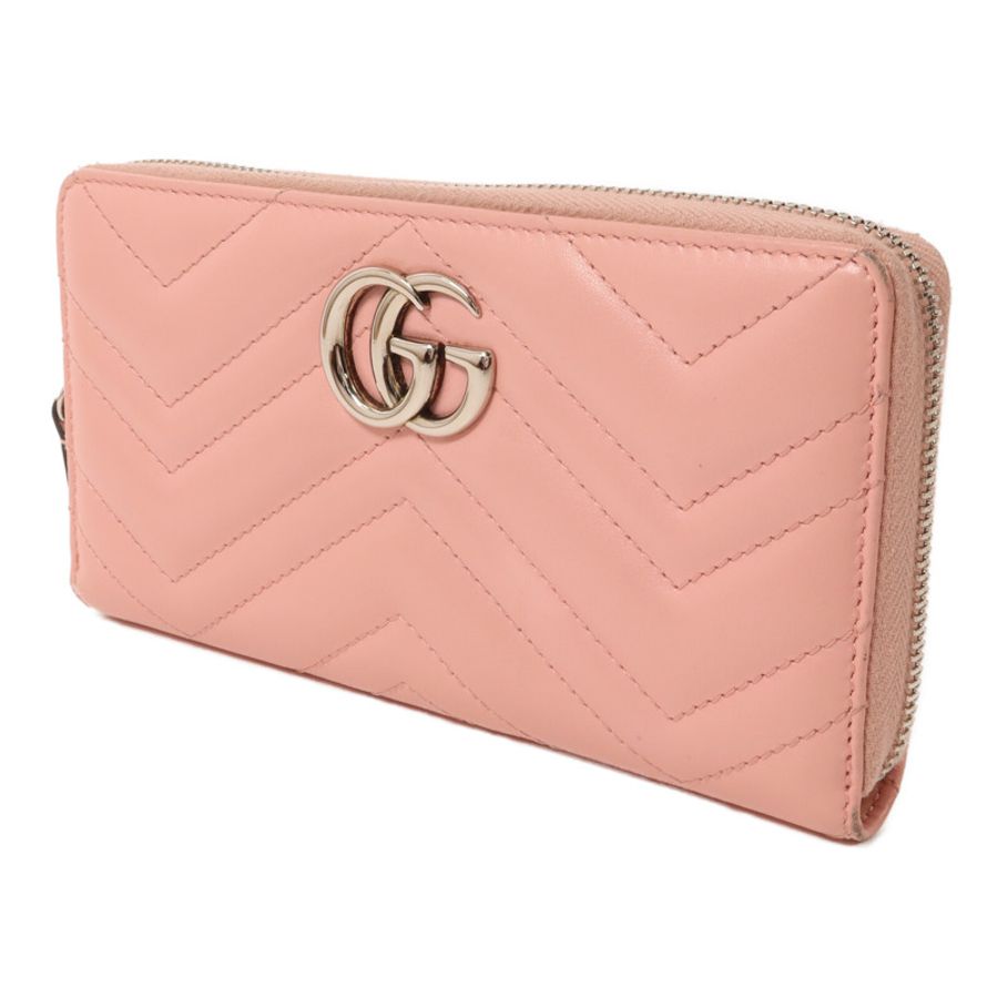 GUCCI 牛皮皮革GG Marmont Long Wallet長錢包-2