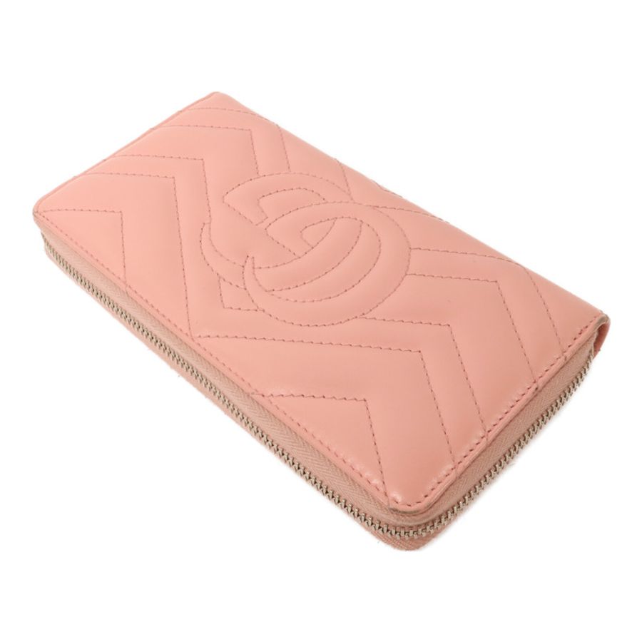 GUCCI 牛皮皮革GG Marmont Long Wallet長錢包-4