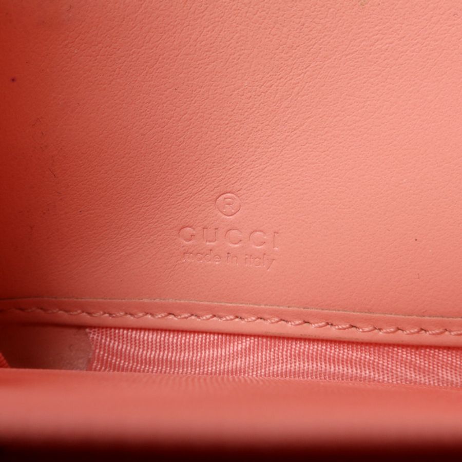 GUCCI 牛皮皮革GG Marmont Long Wallet長錢包-6