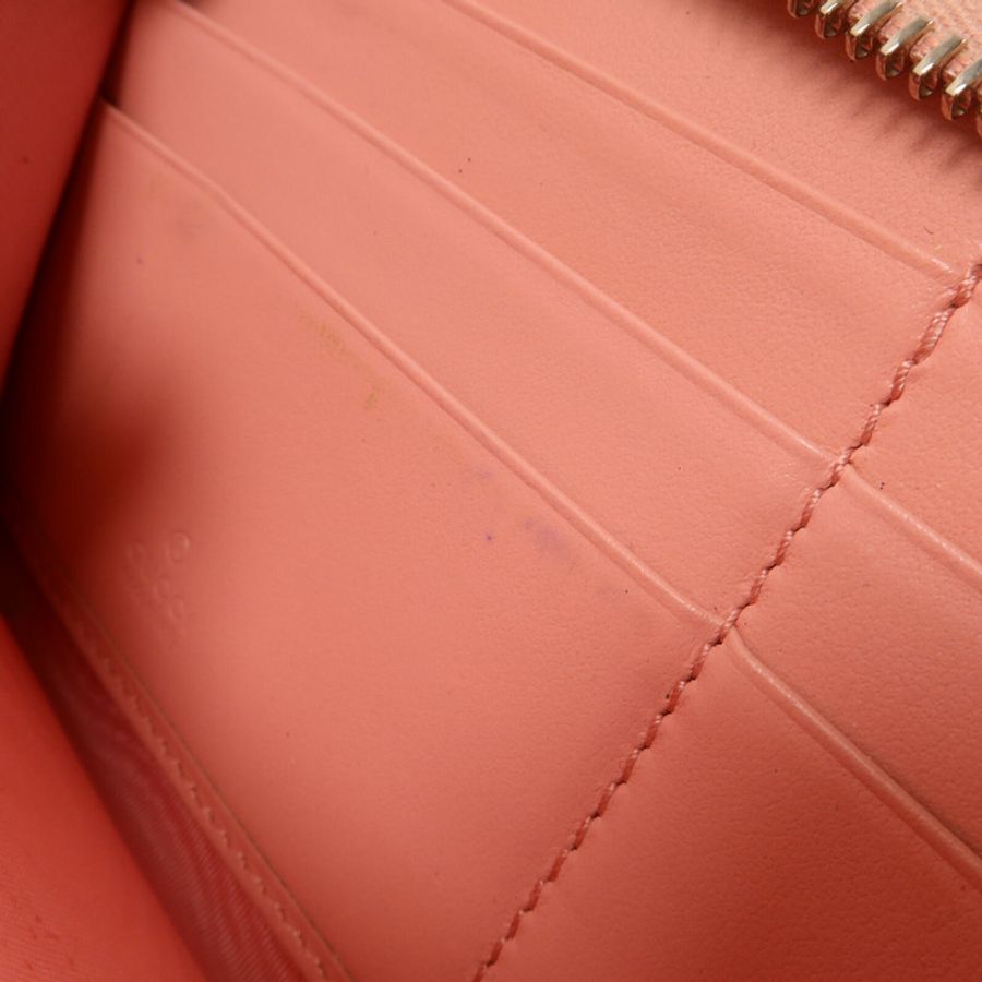 GUCCI 牛皮皮革GG Marmont Long Wallet長錢包-11